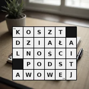 Rozwiązanie krzyżówki: koszt działalności podstawowej - koszt działalności podstawowej | hasła, synonimy i podpowiedzi Hasło krzyżówkowe koszt działalności podstawowej - koszt działalności podstawowej – rozwiązanie, synonimy, podpowiedzi i definicje krzyżówkowe